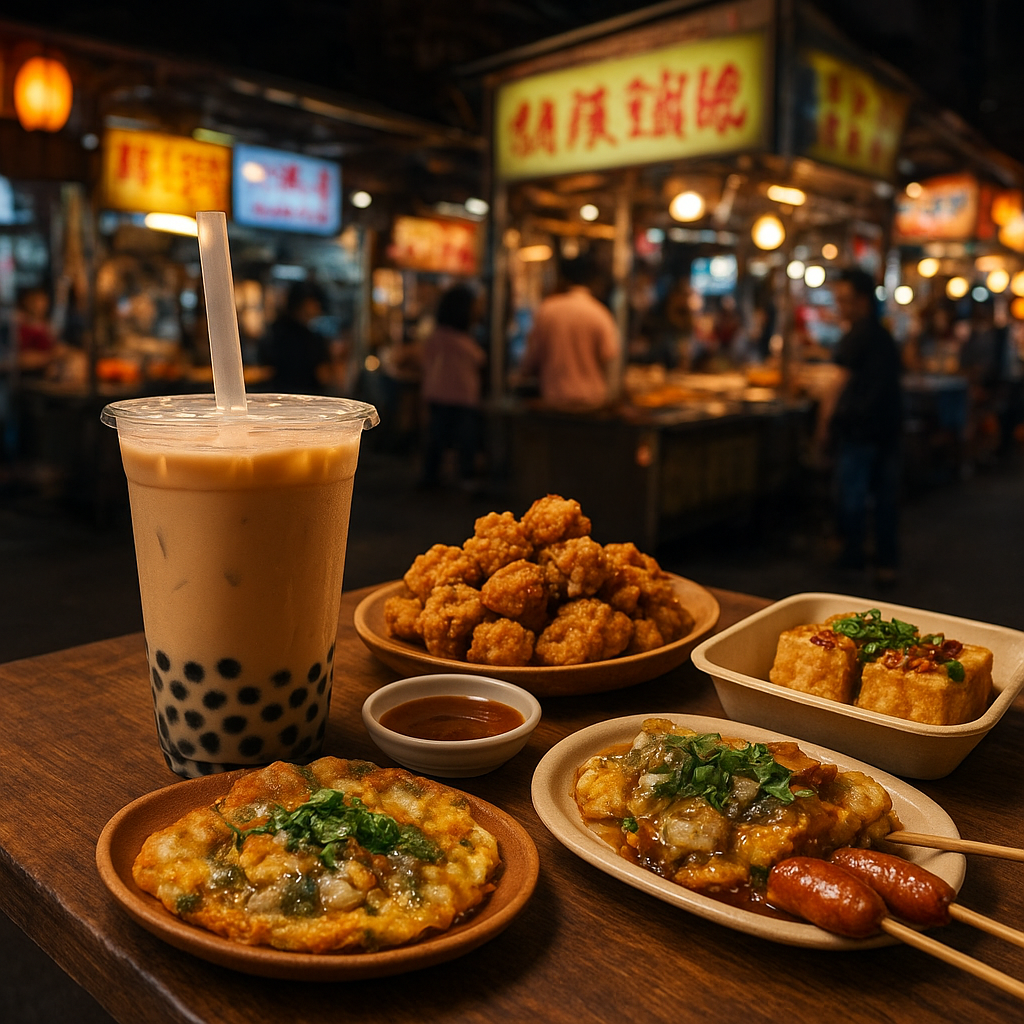 Kuchnia tajwańska – bubble tea i street food z nocnych targów