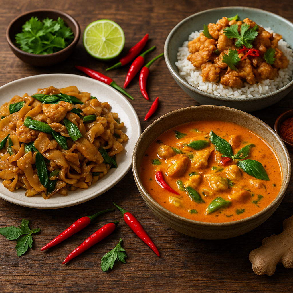 Kuchnia tajska – pad see ew, curry i street food pełen aromatów