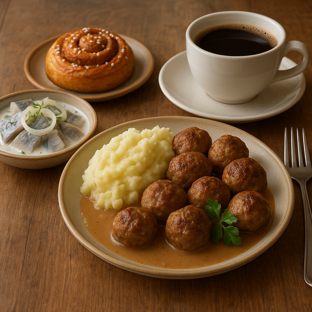 Kuchnia szwedzka – klopsiki, śledzie i fika, czyli przerwa na kawę