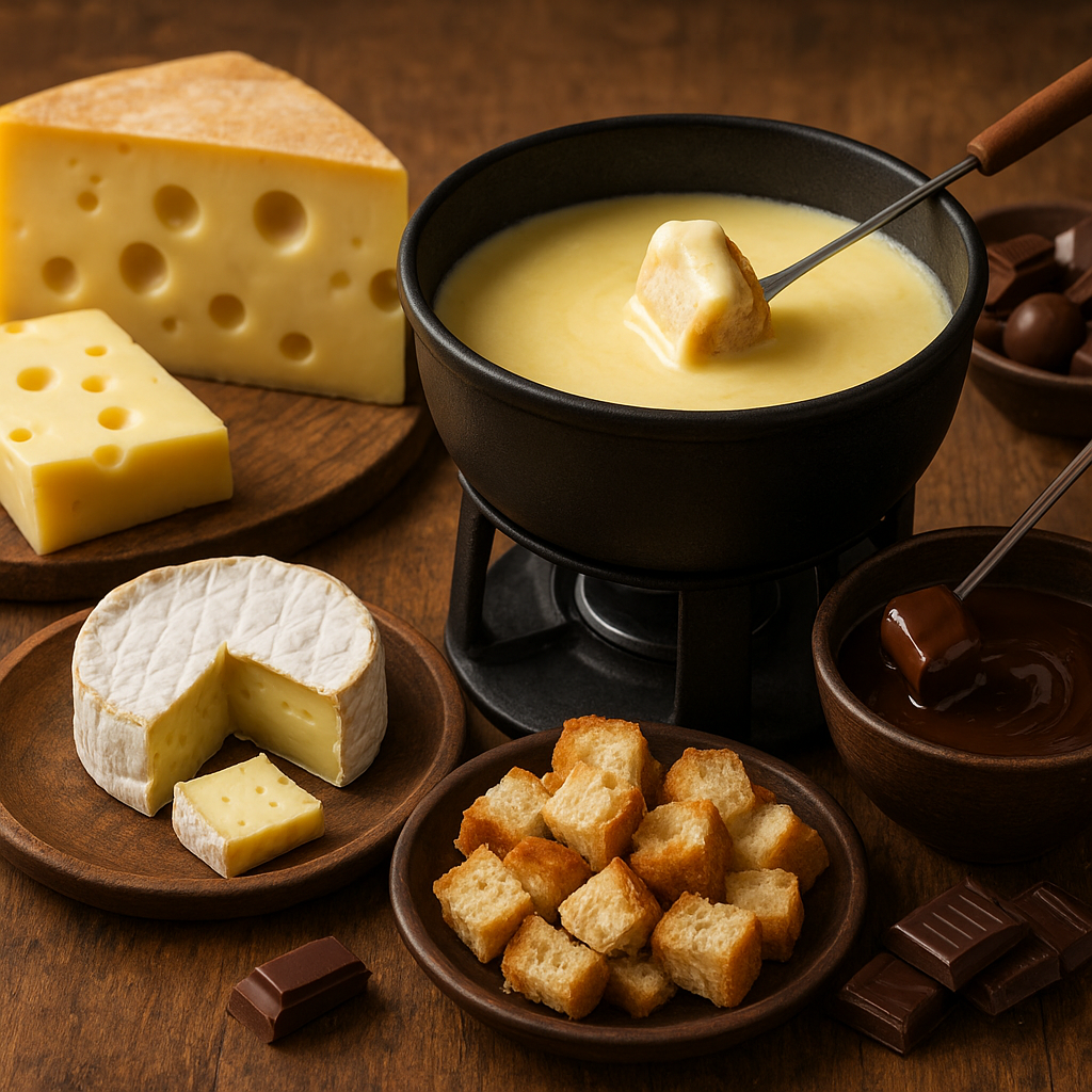Kuchnia szwajcarska – sery, fondue i czekolada