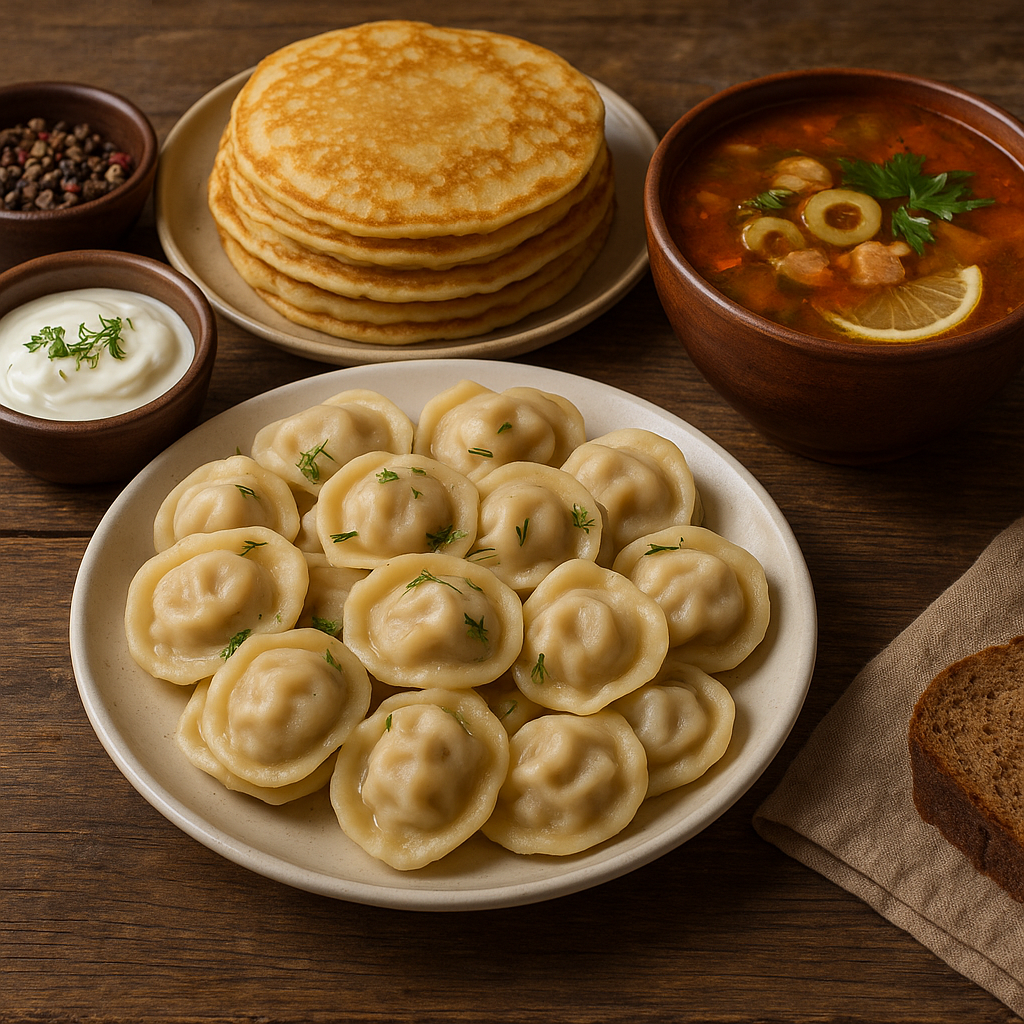 Kuchnia rosyjska – pielmieni, bliny i zupa solanka