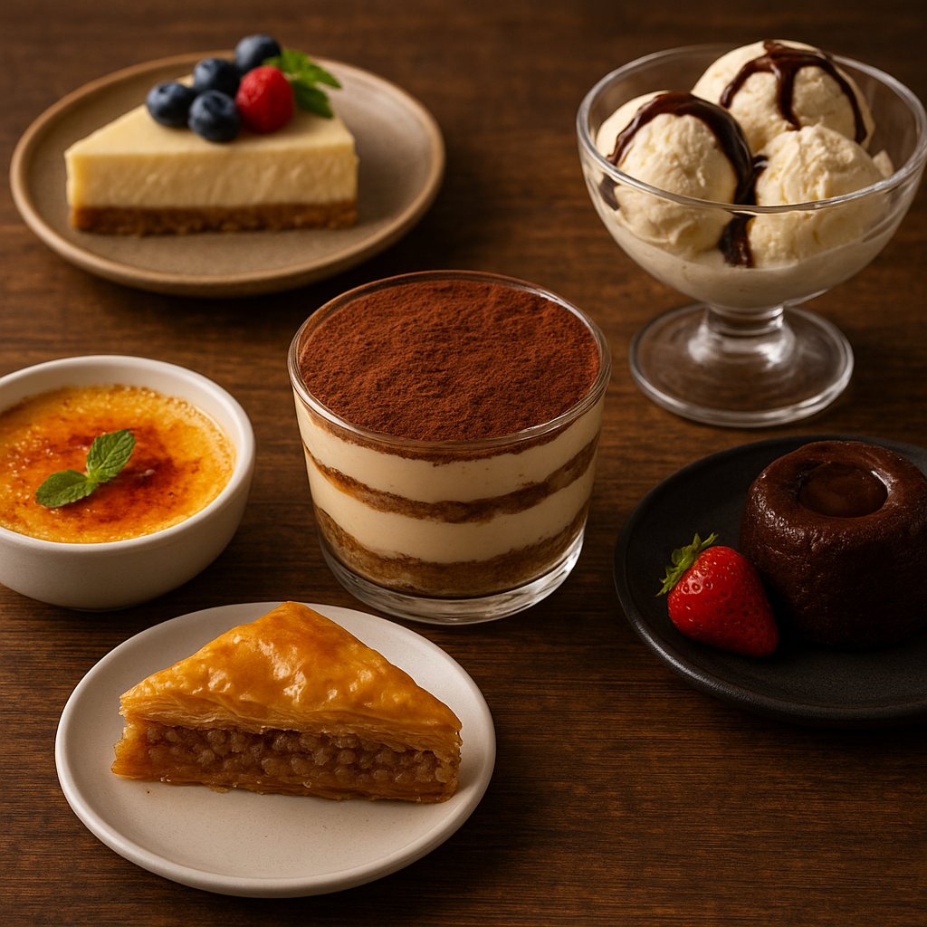 Najciekawsze desery świata – od tiramisu po baklawę