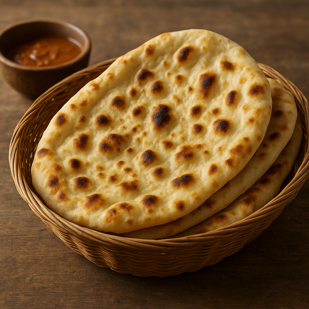Naan – indyjski chleb pieczony