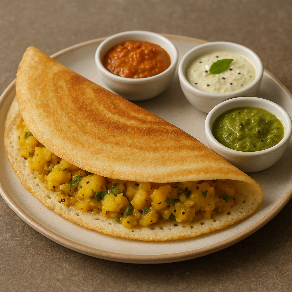 Masala Dosa – indyjski naleśnik z farszem