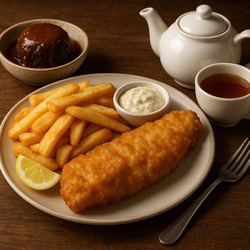 Kuchnia brytyjska – fish & chips, pudding i herbaciany rytuał