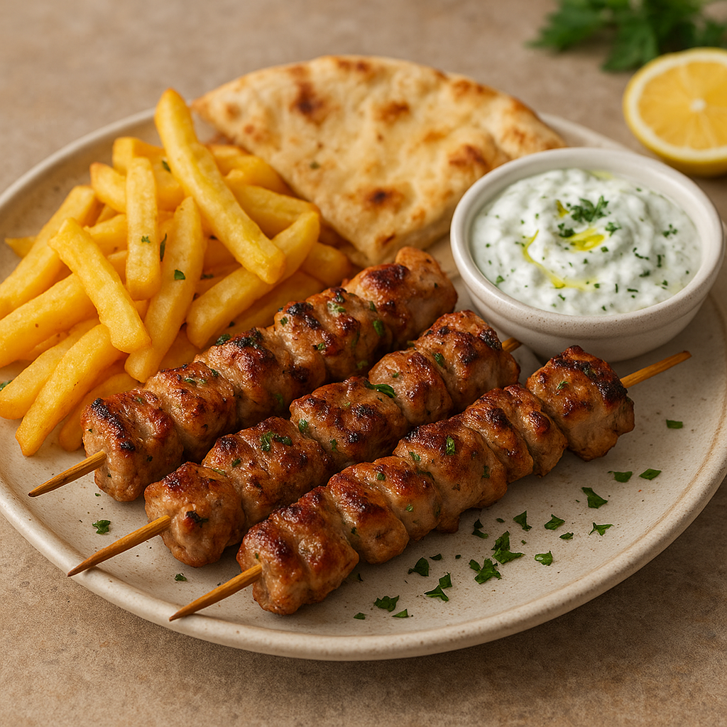 Souvlaki – greckie szaszłyki mięsne