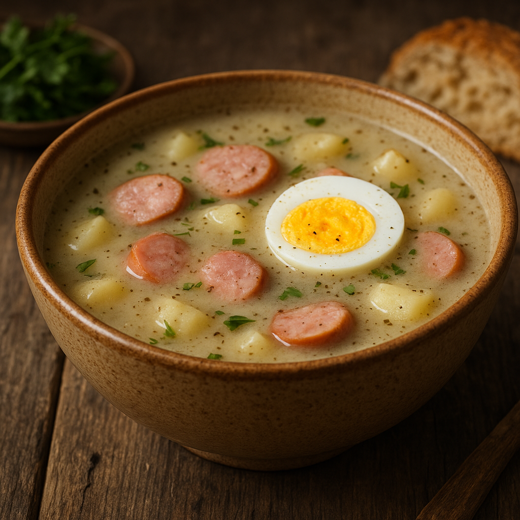 Żurek – polska kwaśna zupa na zakwasie