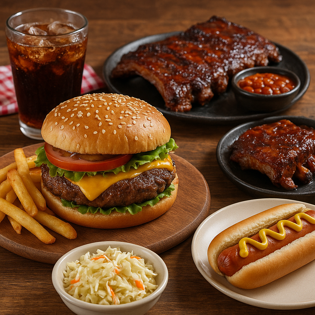 Kuchnia amerykańska – od burgera po barbecue