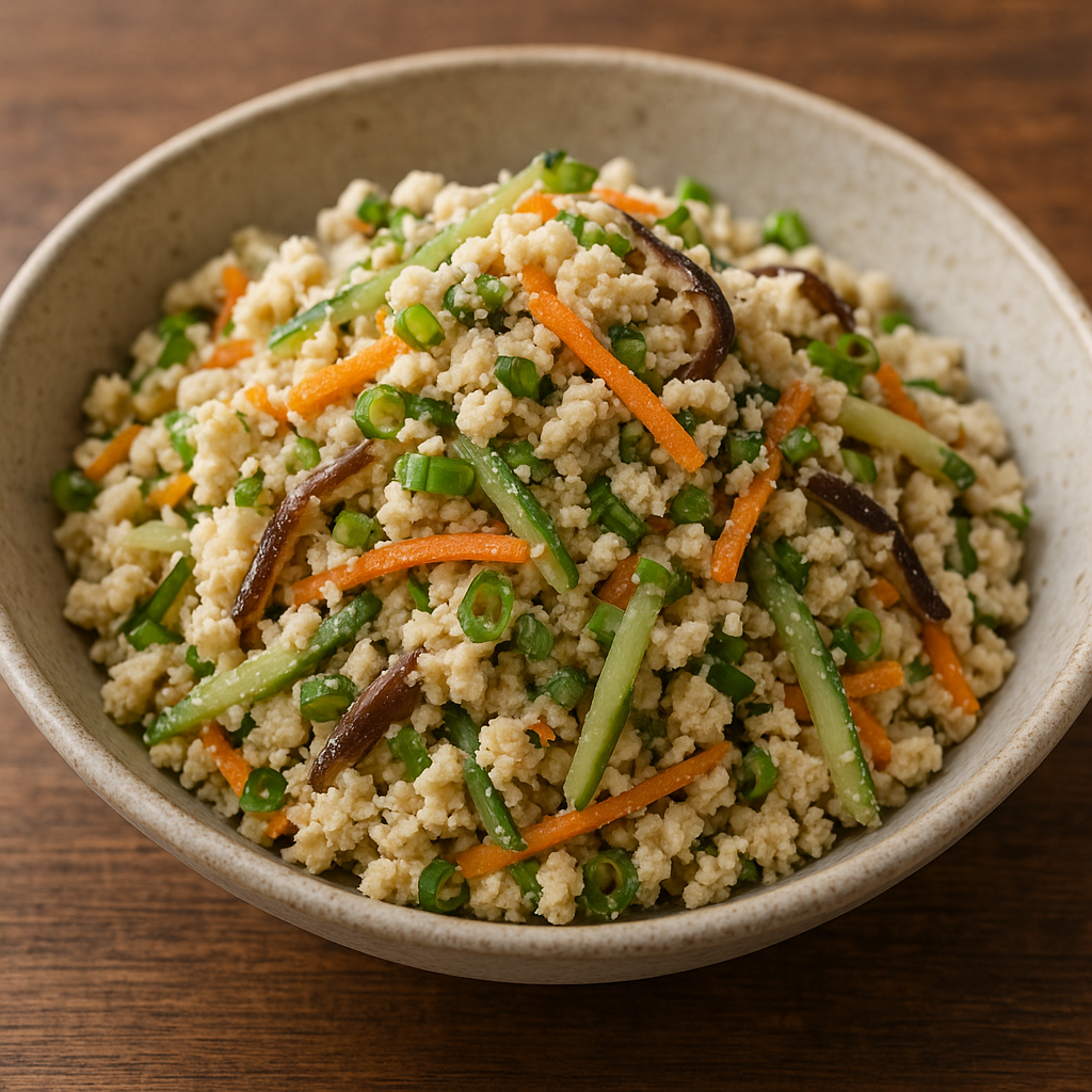 Okara Salad – japońska sałatka z soi