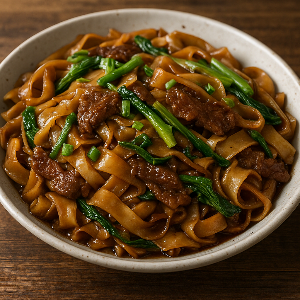 Chow Fun – chiński szeroki makaron ryżowy