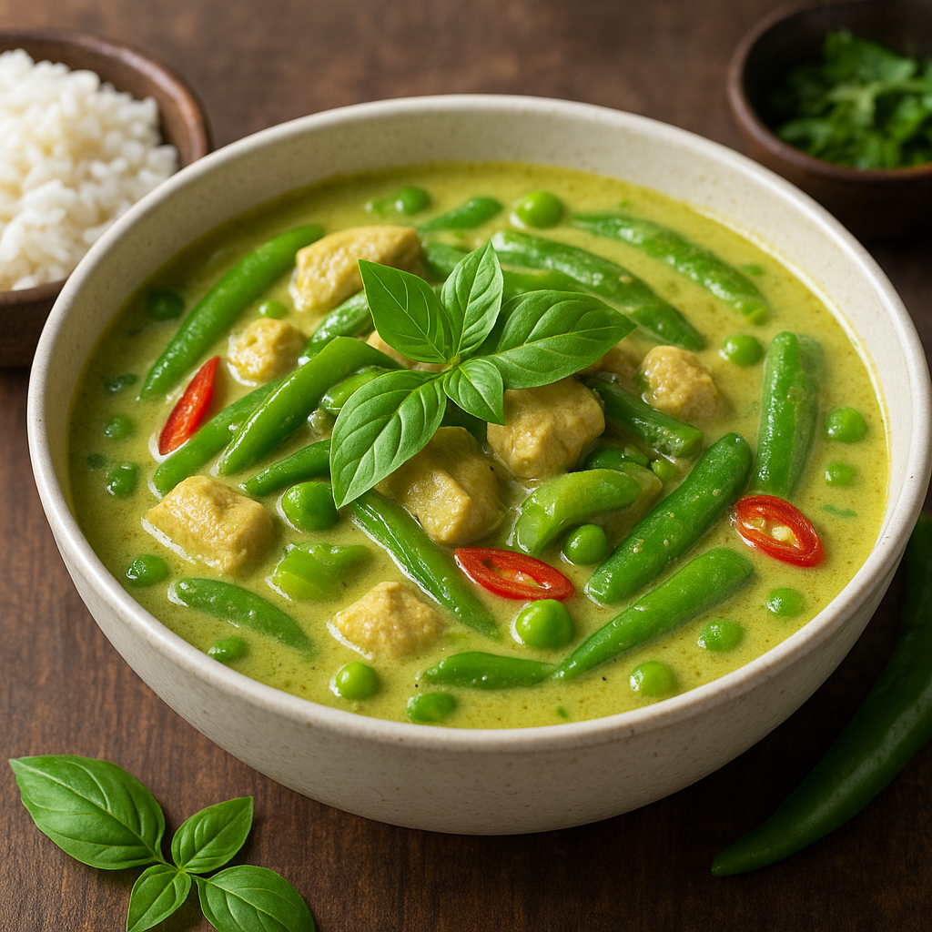 Green Curry – tajskie curry z mlekiem kokosowym
