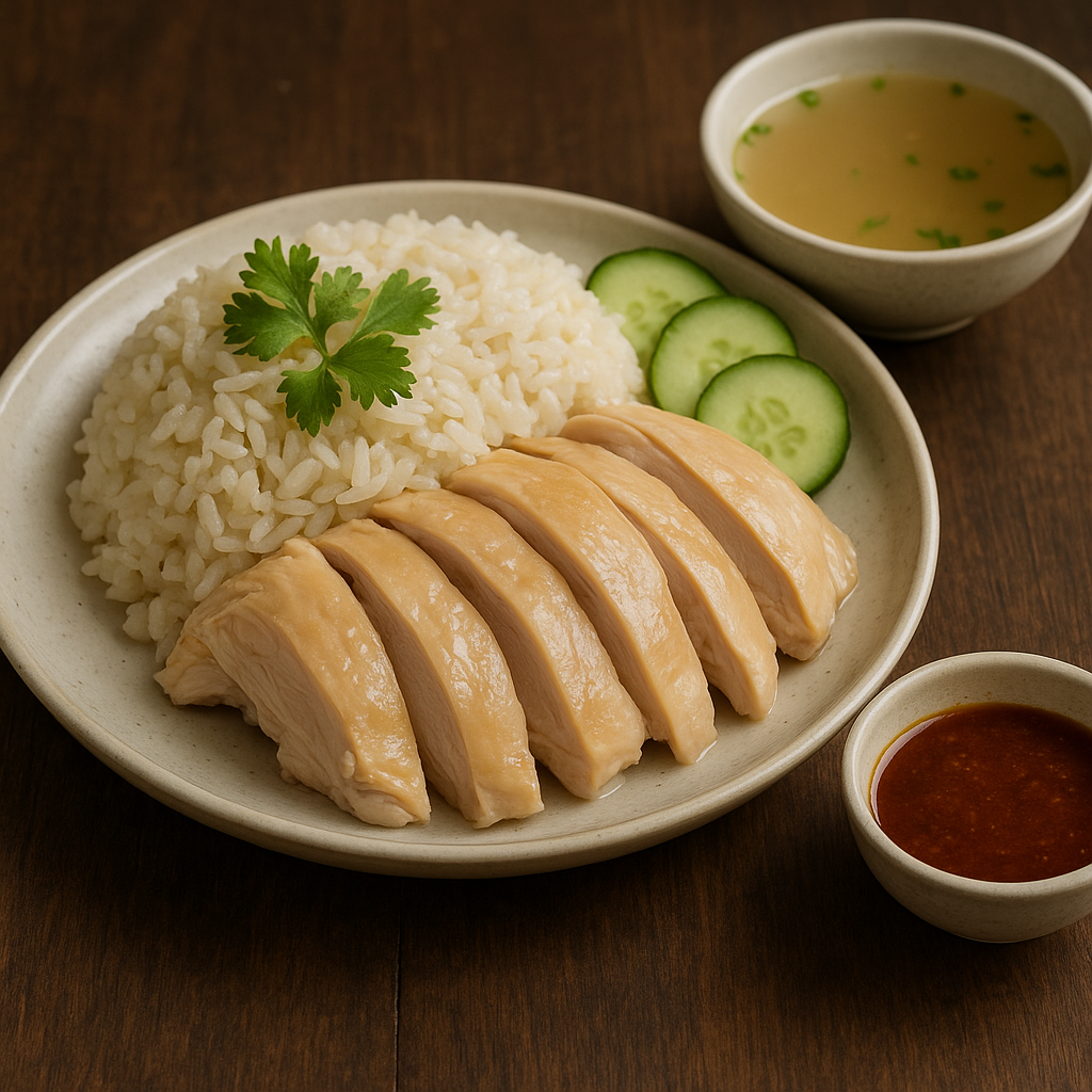 Hainanese Chicken Rice – singapurski ryż z kurczakiem