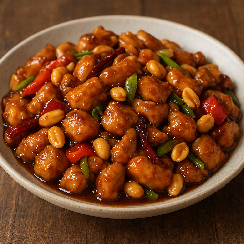 Kung Pao Chicken – chińskie danie z kurczakiem i orzeszkami