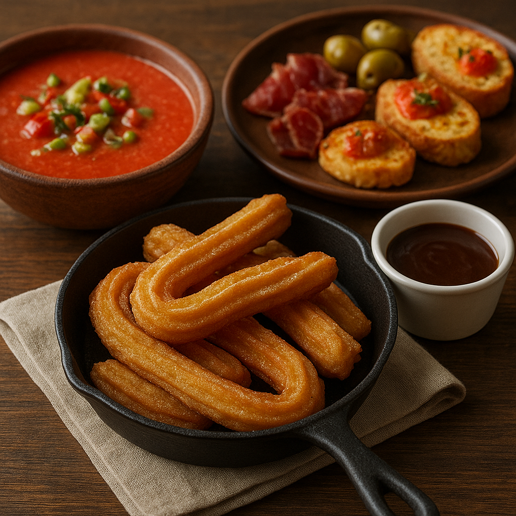 Kuchnia hiszpańska – jak przygotować churros, gazpacho i tapas