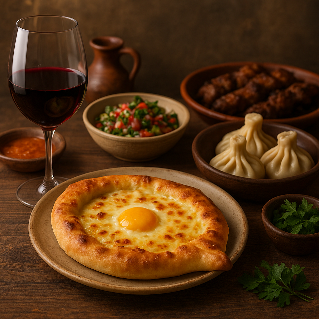 Kuchnia gruzińska – smak wina, chaczapuri i gościnność