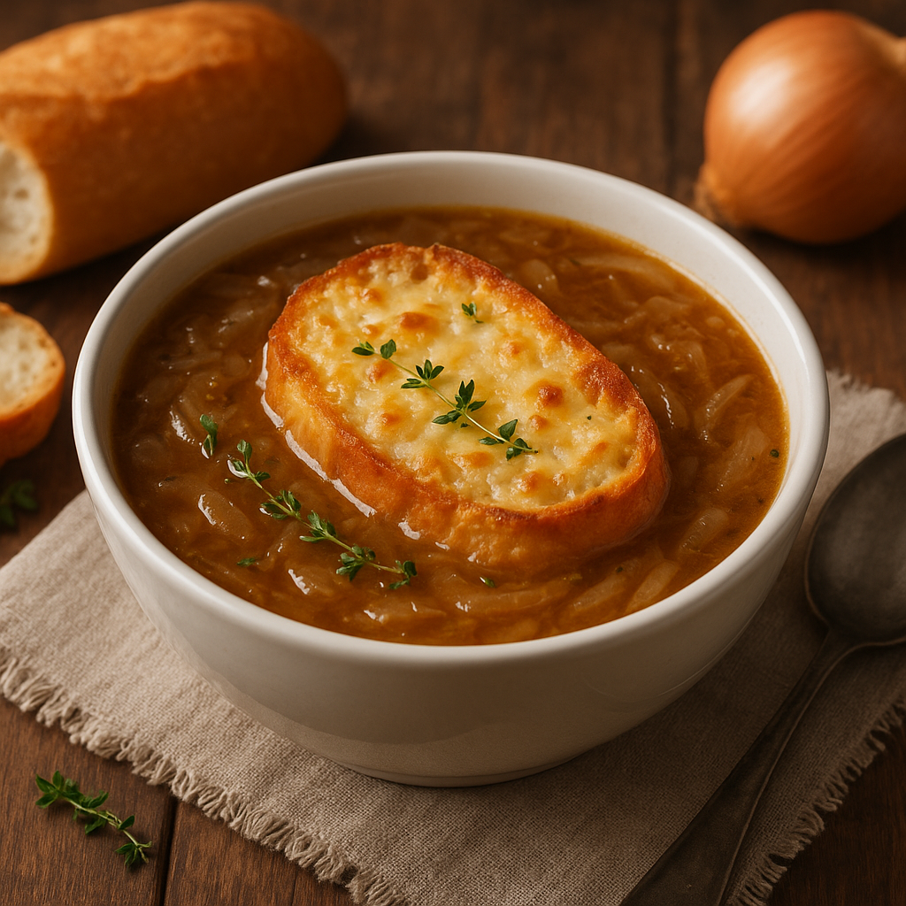 Kuchnia francuska – jak zrobić zupę cebulową jak w Paryżu