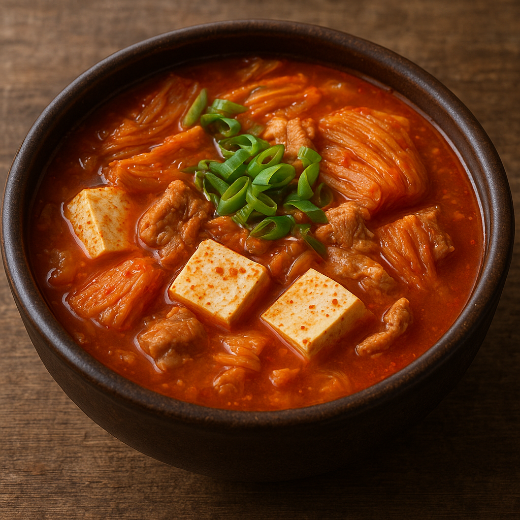 Kimchi Jjigae – koreański gulasz z kimchi