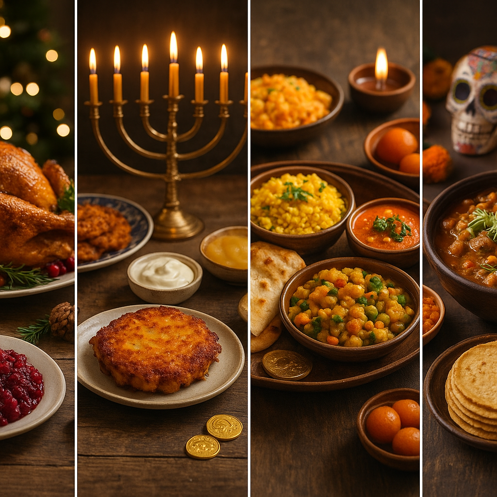 Jak różne kultury obchodzą święta przez pryzmat jedzenia