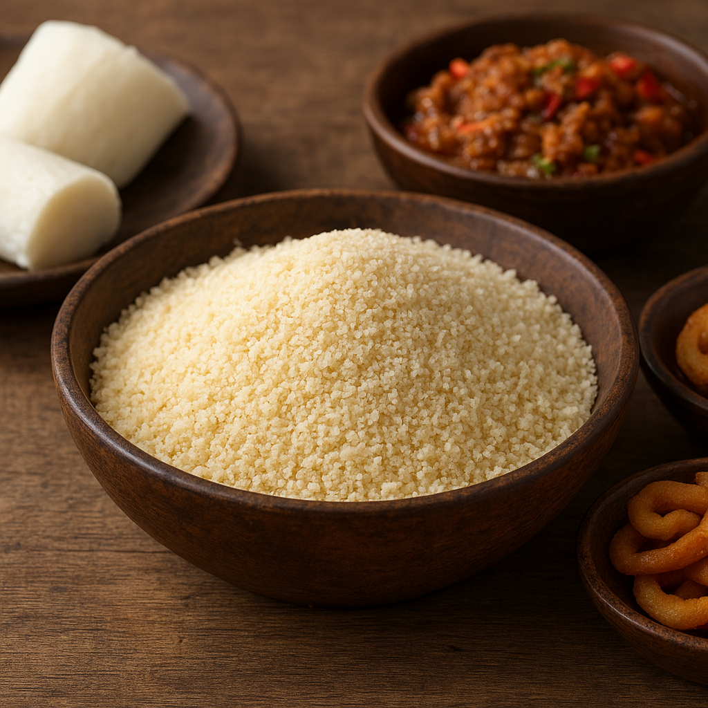 Gari (cassava granules) – kuchnia nigeryjska