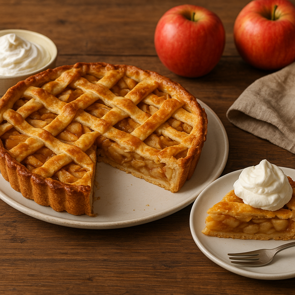 Jak przygotować tradycyjną austriacką szarlotkę z bitą śmietaną