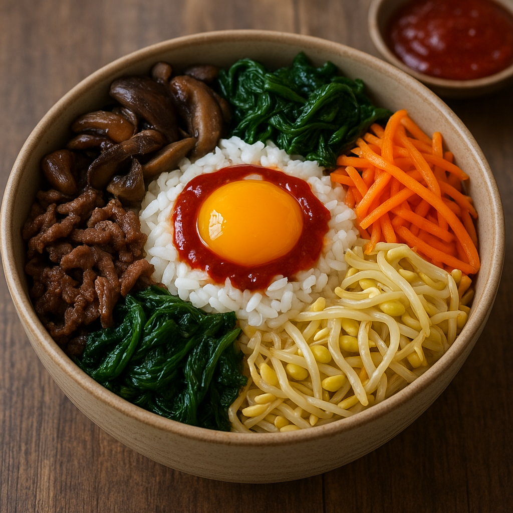 Jak przygotować koreański bibimbap – miska pełna kolorów