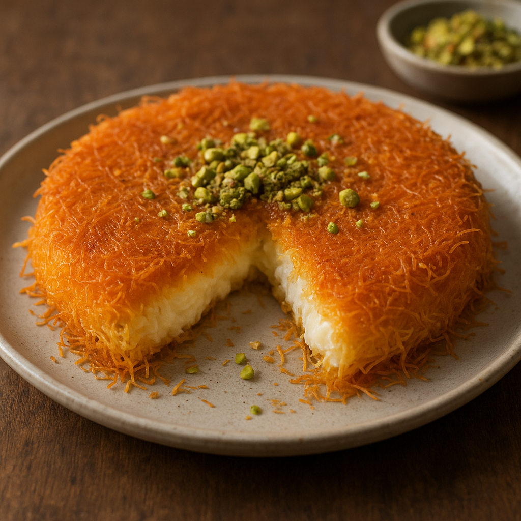 Kanafeh – bliskowschodni deser z serem