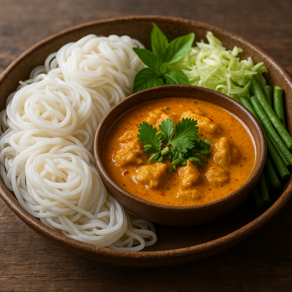 Khanom Jeen – tajski makaron z curry
