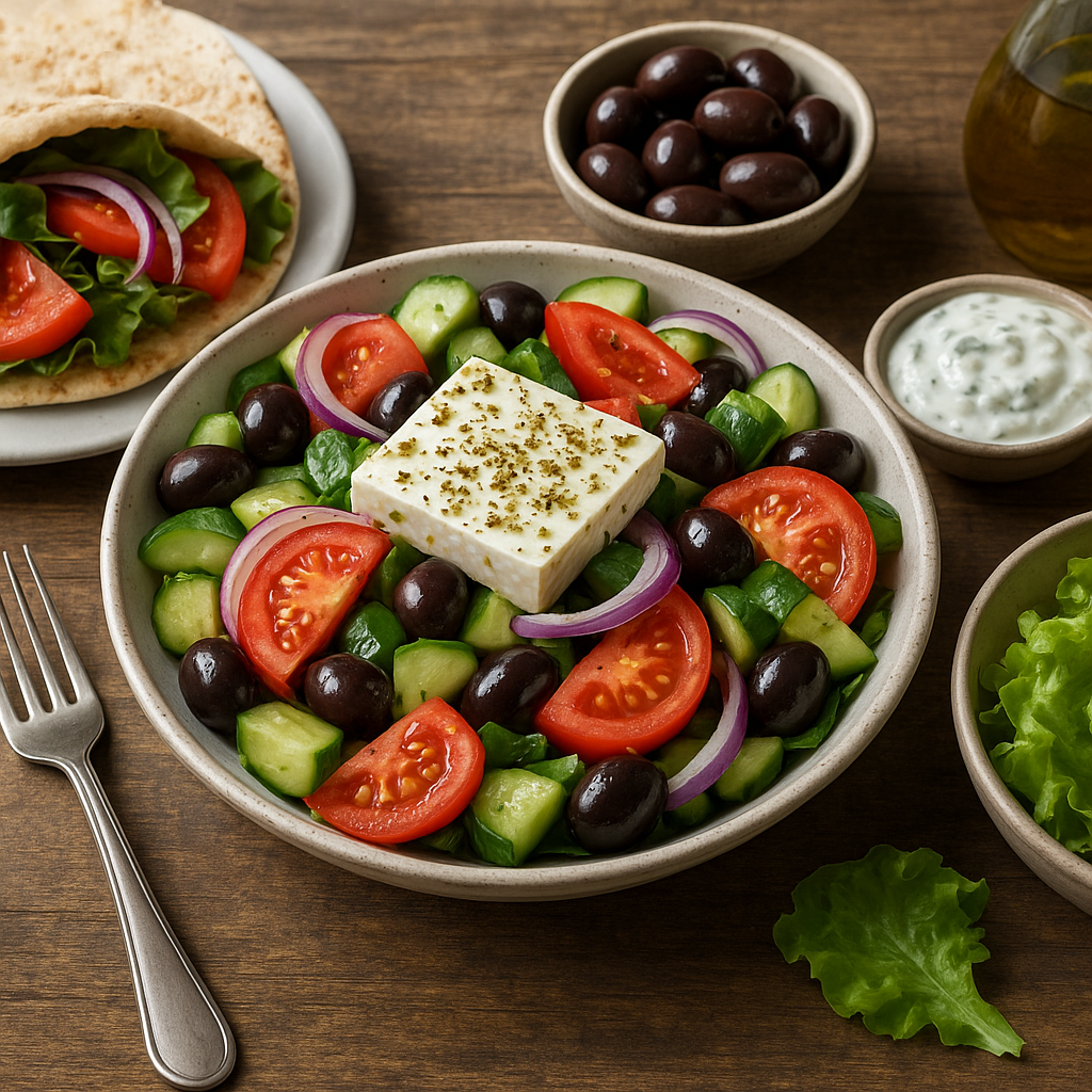 Jak przygotować klasyczną sałatkę grecką i inne lekkie potrawy z Hellady
