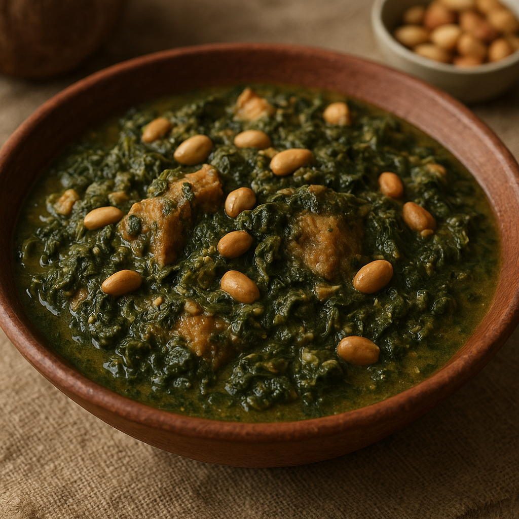 Ndolé – kameruńskie danie z orzechów