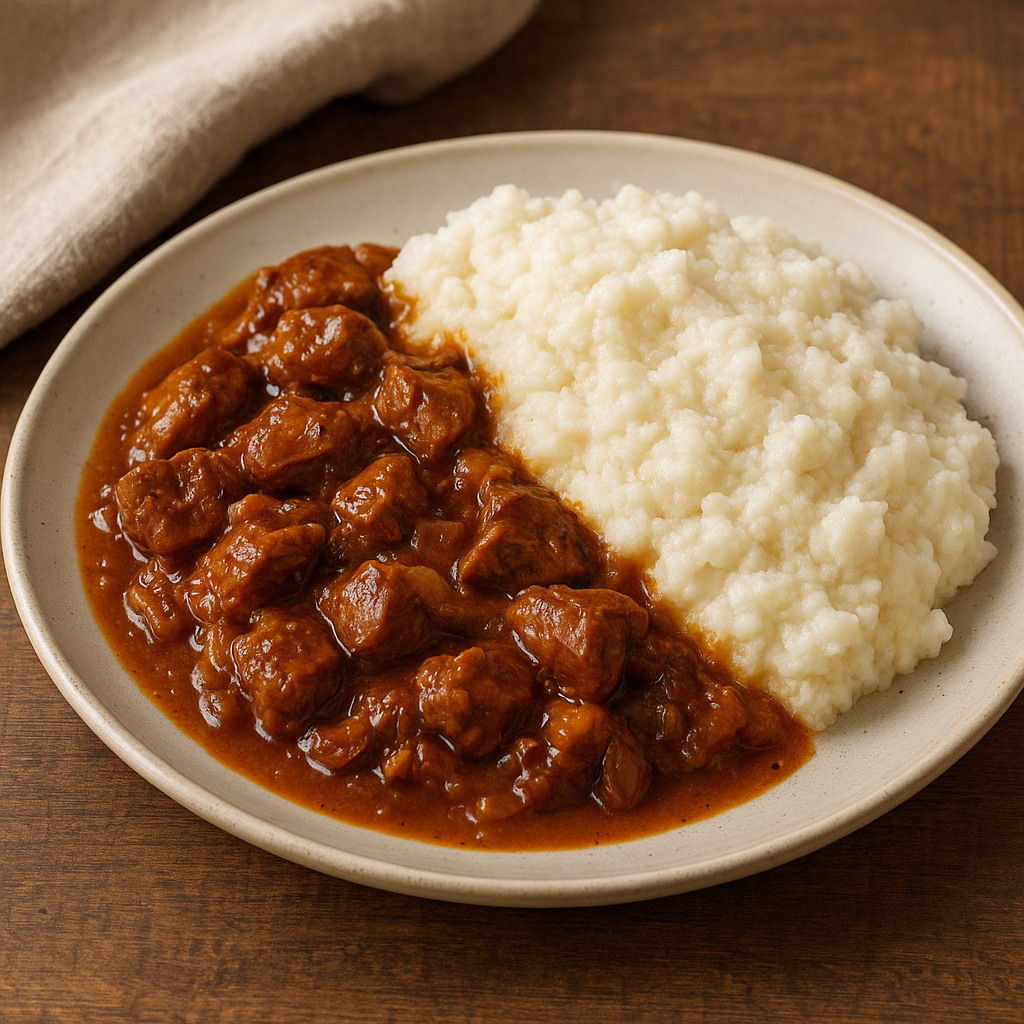 Pap en Vleis – południowoafrykańskie mięso z kaszką