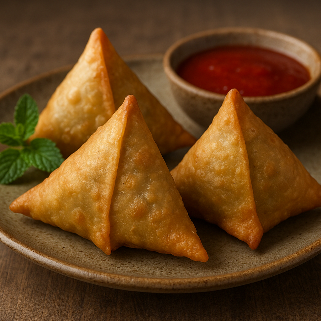 Samosa – południowoazjatycka smażona przekąska