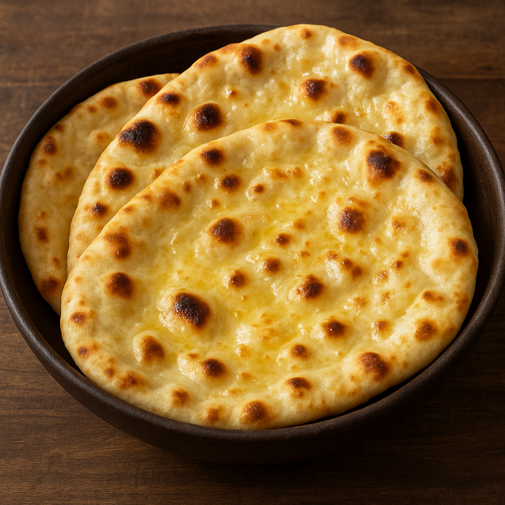 Butter Naan – indyjski chleb pieczony