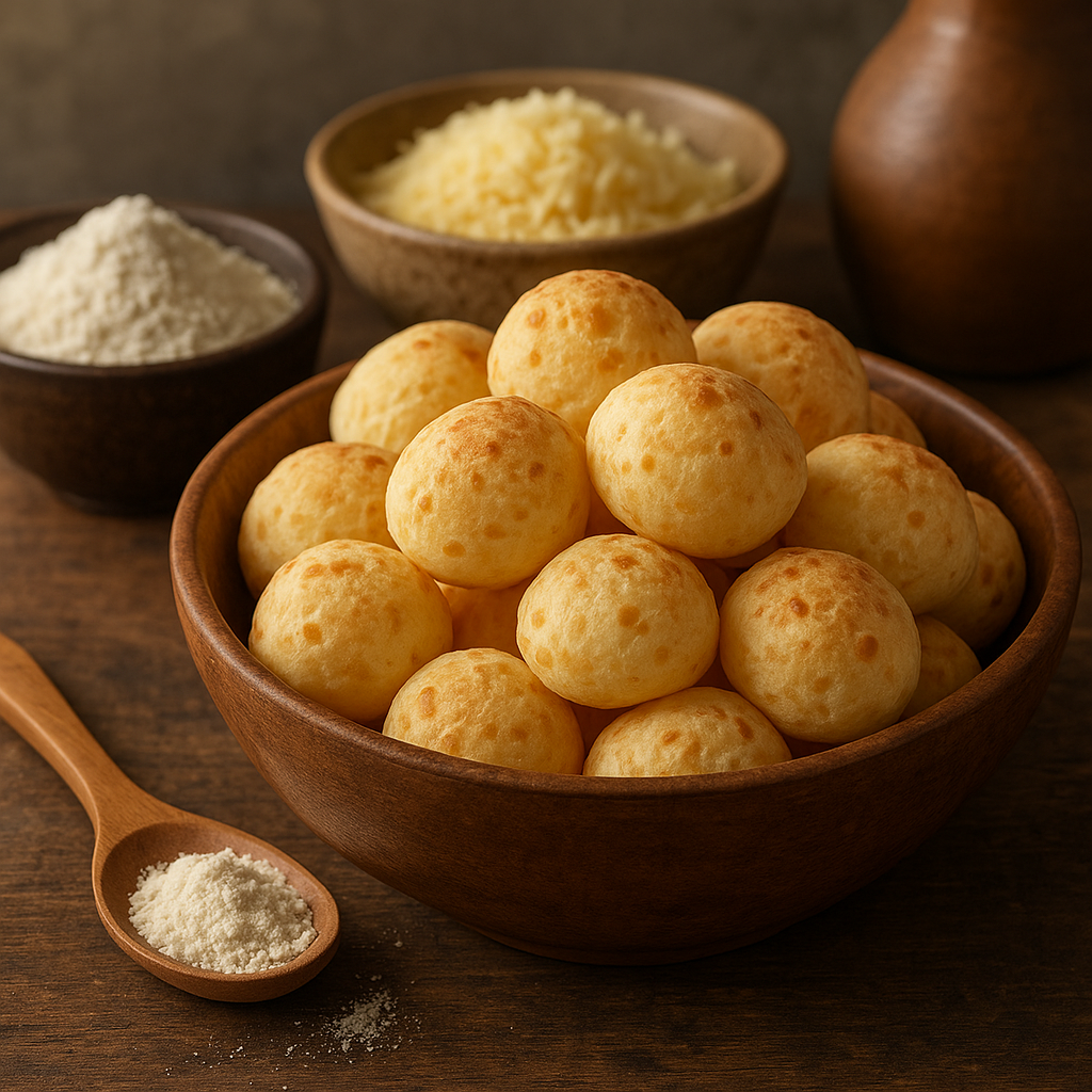 Pão de queijo mix – kuchnia brazylijska