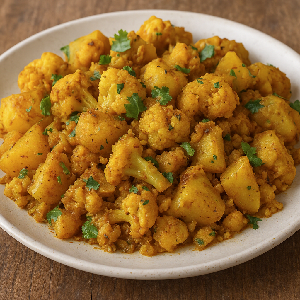 Aloo Gobi – indyjskie danie z kalafiora i ziemniaków