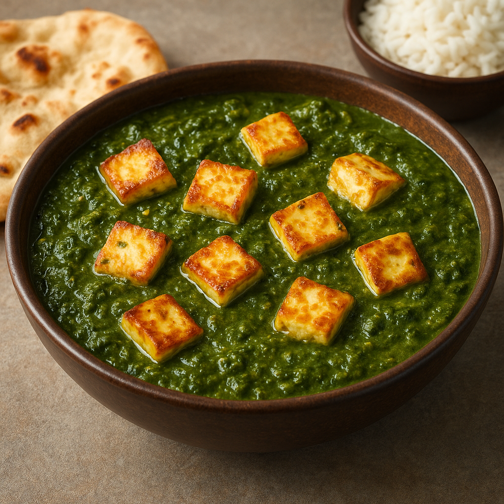Saag Paneer – indyjski szpinak z serem