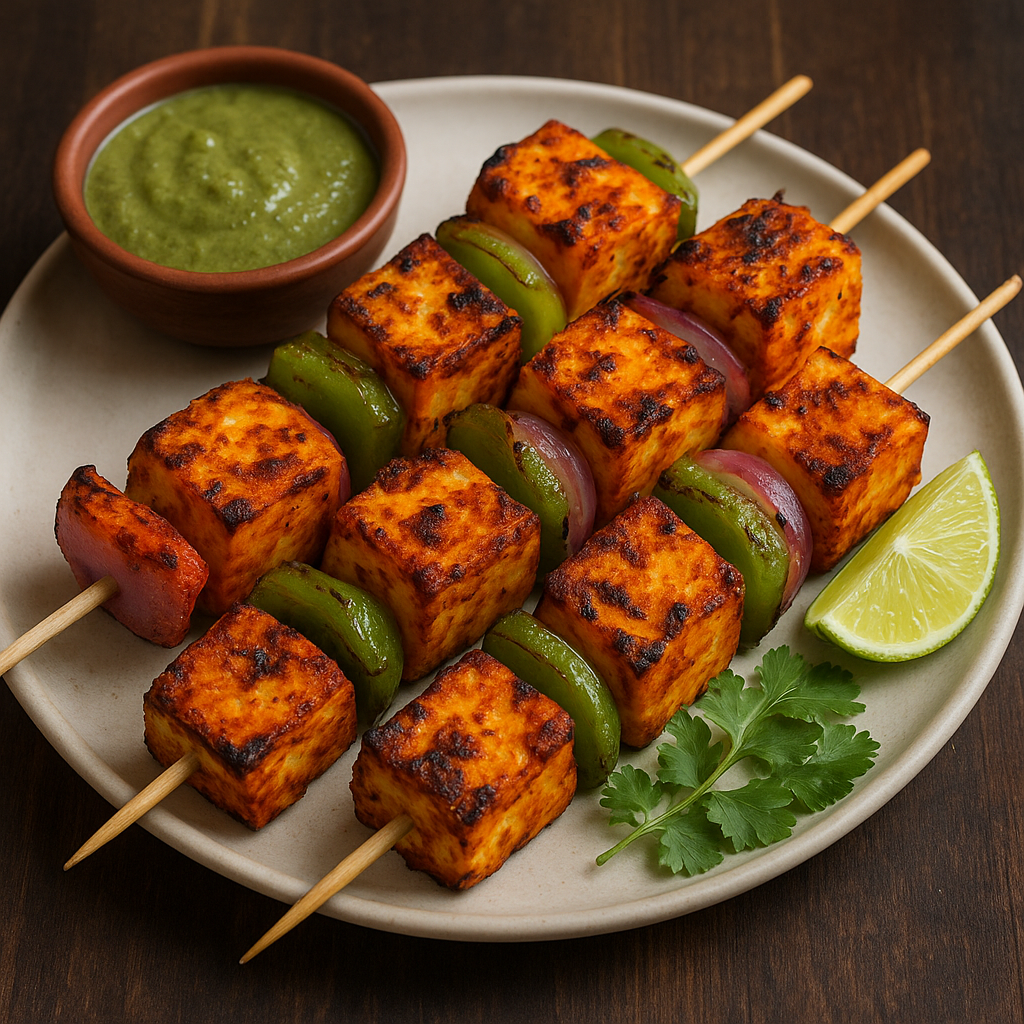 Paneer Tikka – indyjski grillowany ser