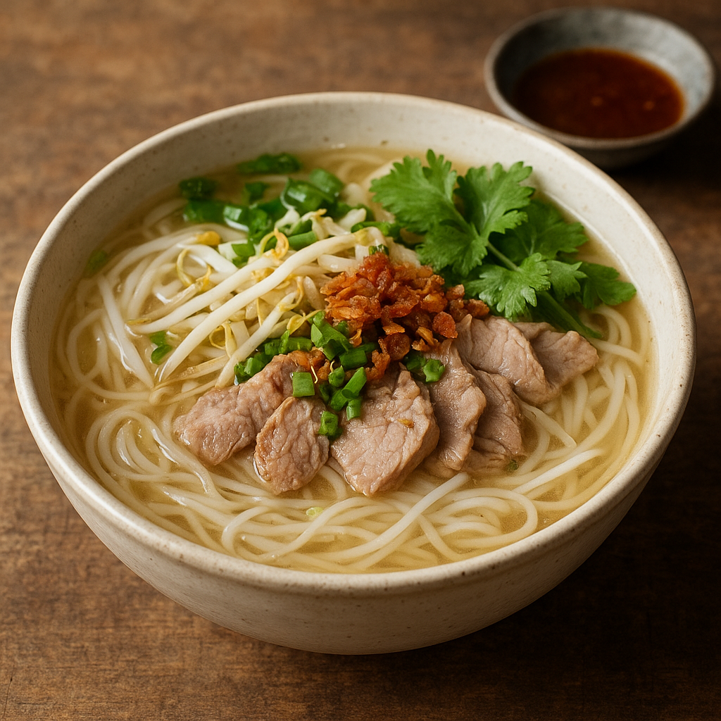 Kuy Teav – kambodżański rosół z makaronem