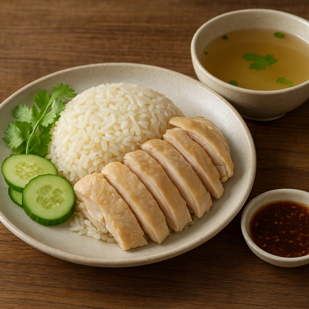 Khao Man Gai – tajski ryż z kurczakiem