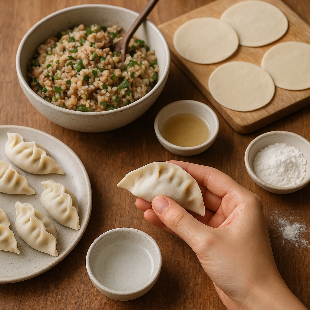 Jak zrobić japońskie pierożki gyoza w domowych warunkach