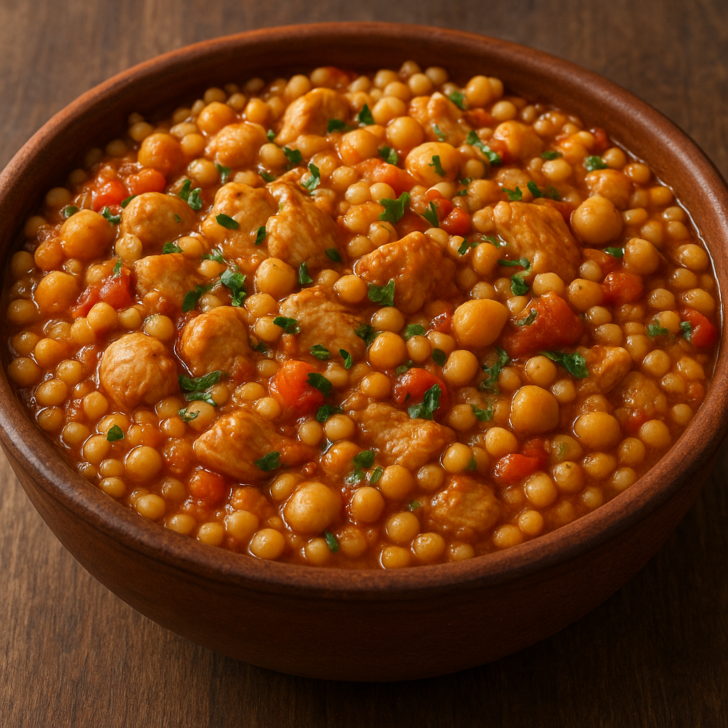 Mograbieh (large couscous) – kuchnia libańska