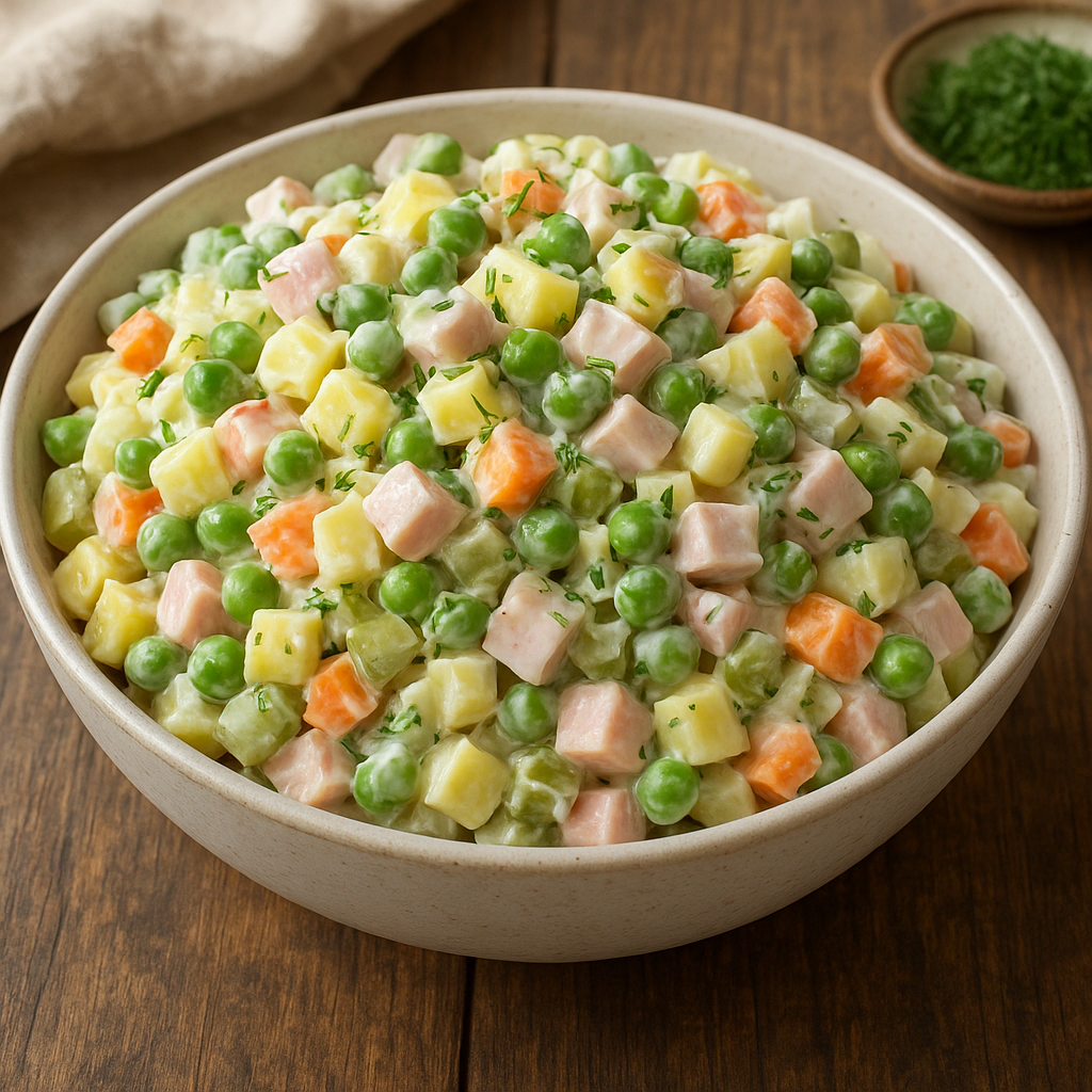 Olivier Salad – rosyjska sałatka ziemniaczana