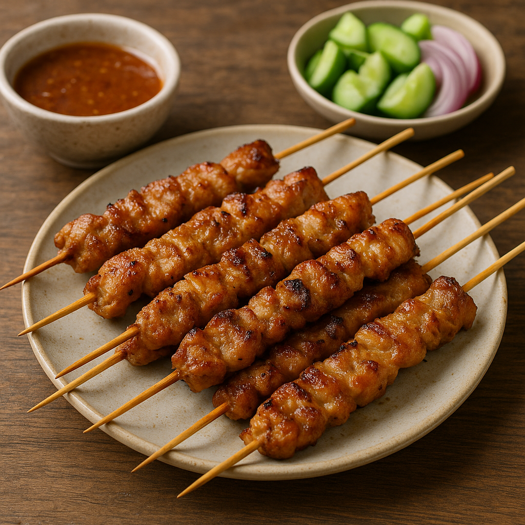 Mu Ping – tajskie szaszłyki wieprzowe