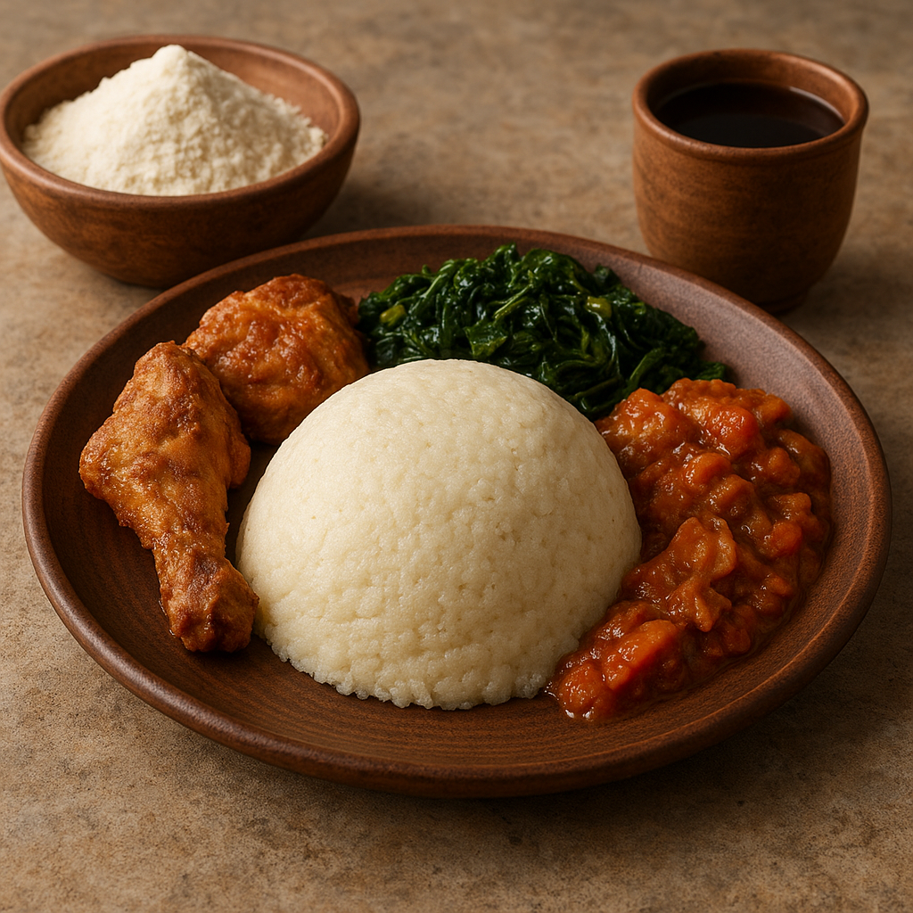 Xima (maize flour) – kuchnia mozambicka