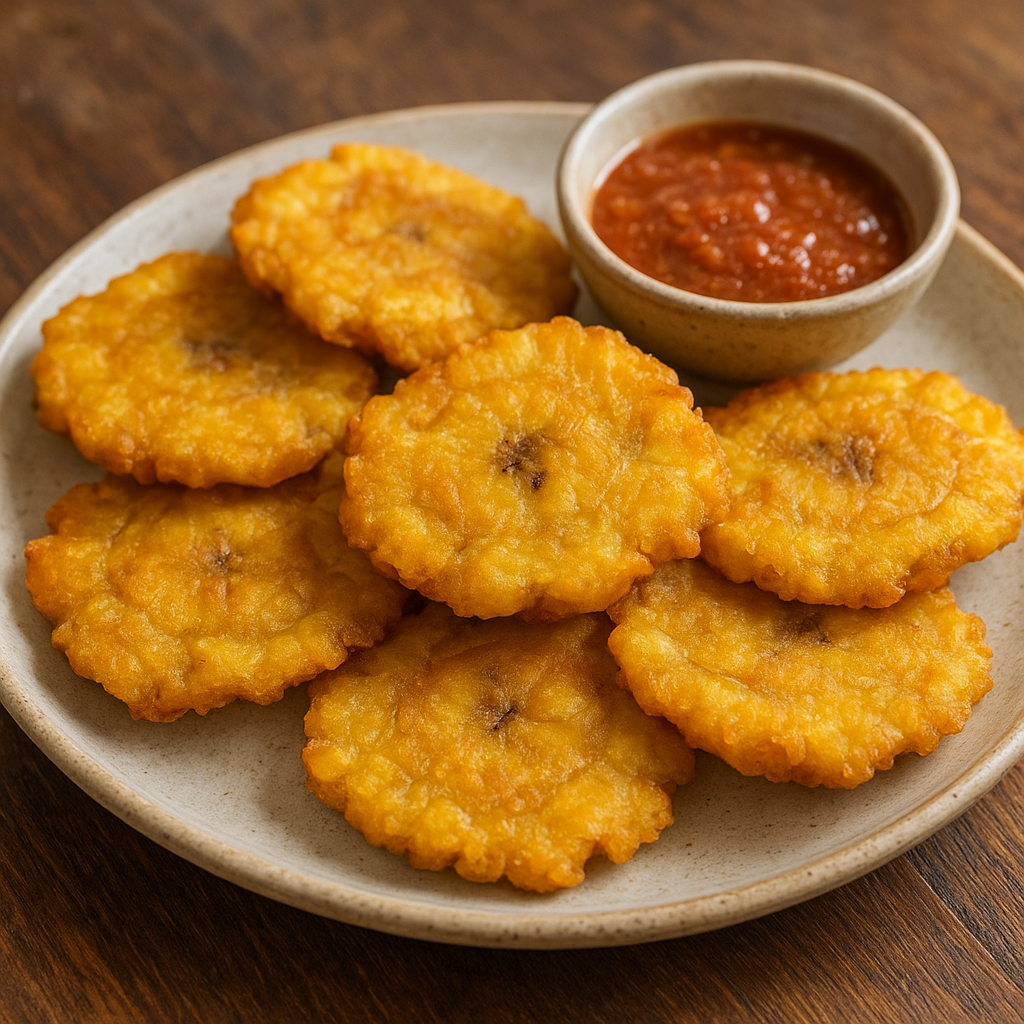 Tostones – karaibskie smażone zielone plantany