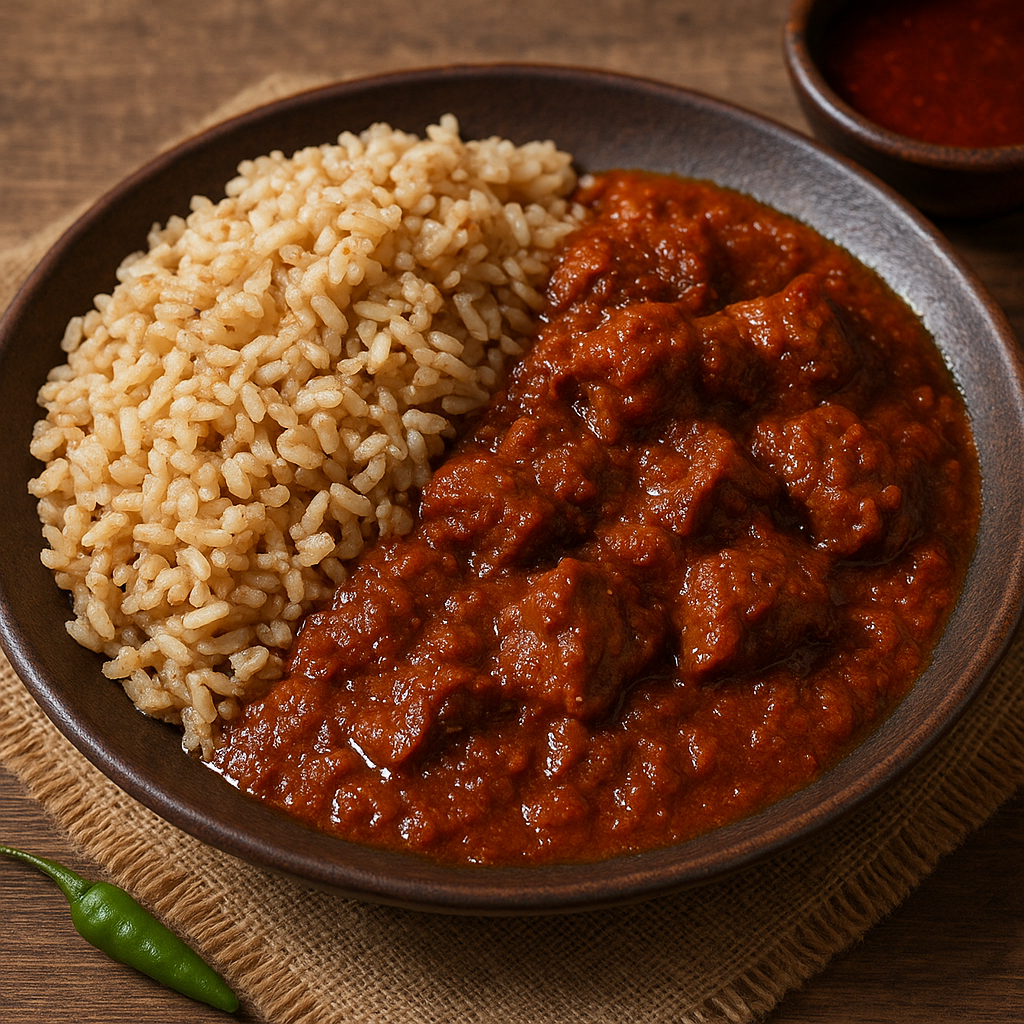 Ofada Rice – nigeryjski ryż z sosem