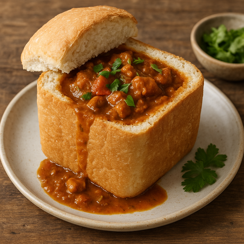 Bunny Chow – południowoafrykańskie curry w chlebie
