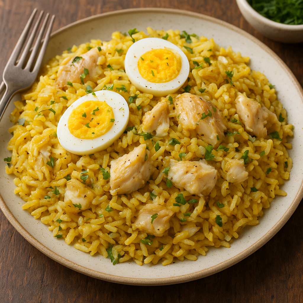 Kedgeree – angielsko-indyjskie danie z ryżu i ryby