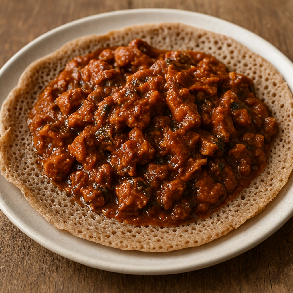 Kitcha Fit-Fit – etiopski placek porwany w sosie