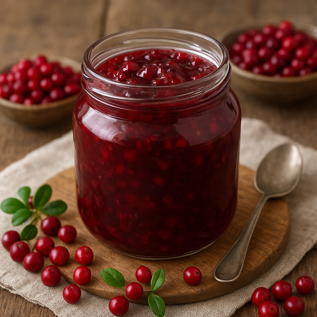 Lingonberry jam – kuchnia szwedzka