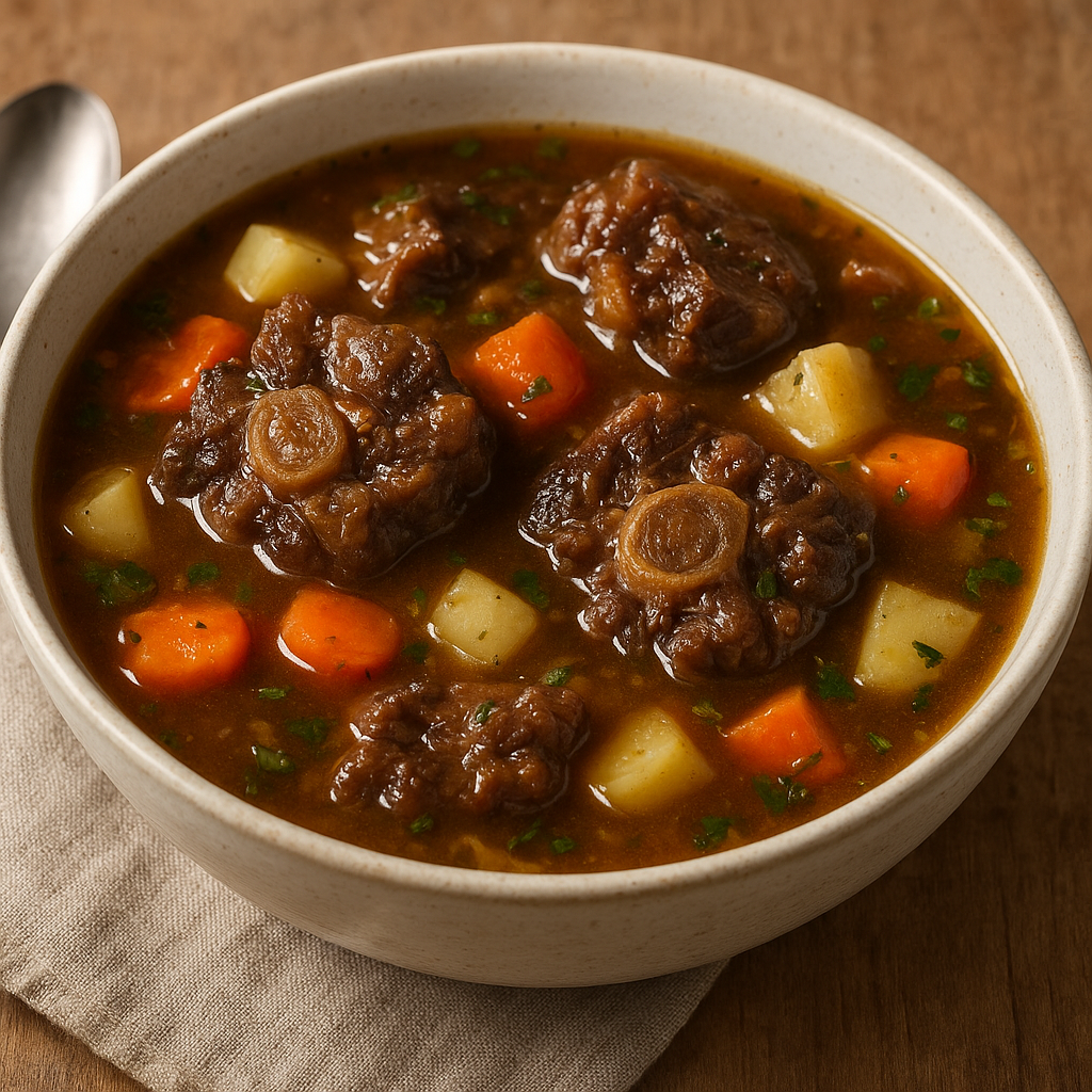 Oxtail soup base – kuchnia brytyjska